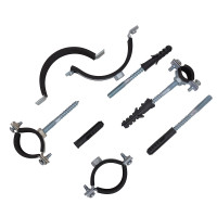 Хомут металлический с резиновым уплотнением КХТ/3